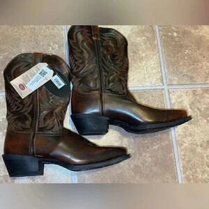 NWT LAREDO MEN'S LAWTON WESTERN BOOTS SHOES SQUARE TOE 68444 Size 11.5D